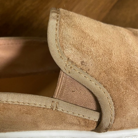 UGG Women's Tan Suede Slip-On Flats - Picture 6 of 10
